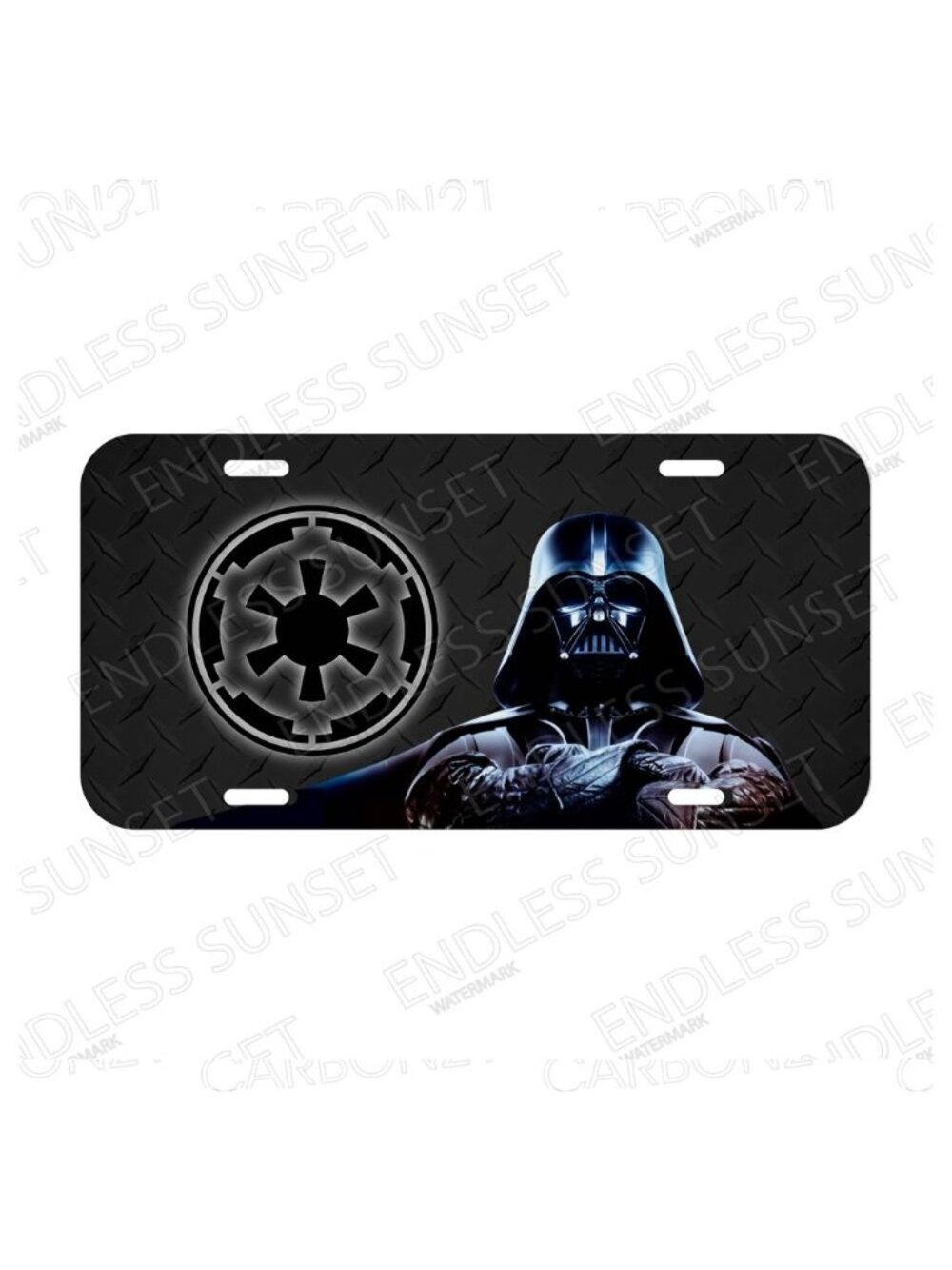 NEW Darth Vader Star Wars Starwars Aluminum License Plate CAR SUV Truck